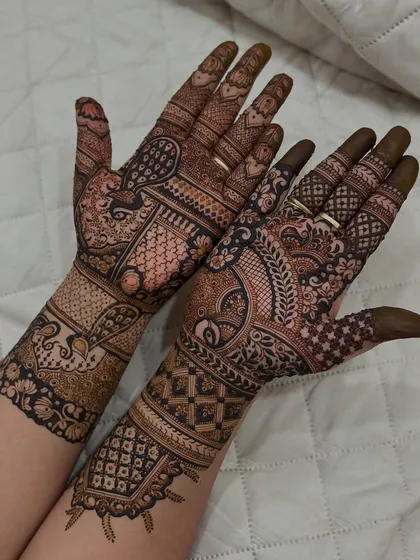 This is the kind of magic my students create. I am so proud to see them master complex bridal mehendi designs with such finesse. This is what happens when passion meets the right guidance.