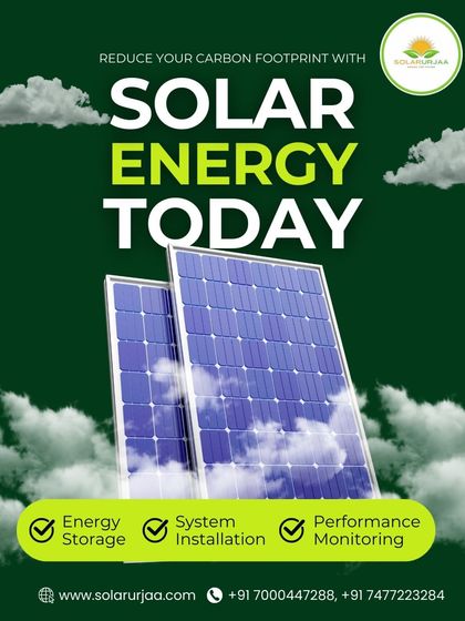 **Reduce your carbon footprint with a complete solar energy system.** My service includes everything from system installation and energy storage to performance monitoring, ensuring you get the best results from your green investment.