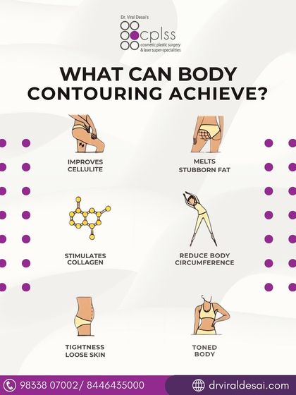 My body contouring services can achieve a wide range of improvements. From melting stubborn fat and tightening loose skin to stimulating collagen and reducing body circumference, my goal is to deliver a comprehensively toned and sculpted result.