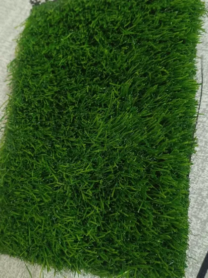 This is a sample of my premium 45mm turf. It features a lush 3-tone color blend and a heavy double backing, offering a soft, natural lawn feel for high-end residential projects.