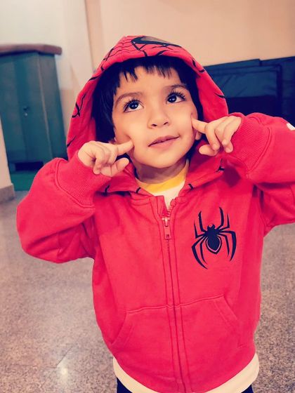 This little Spider-Man is all smiles during his dance session. We encourage kids to be themselves and bring their own energy to the class.