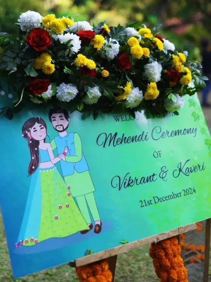 Vibrant Haldi & Mehendi Celebrations photo 32