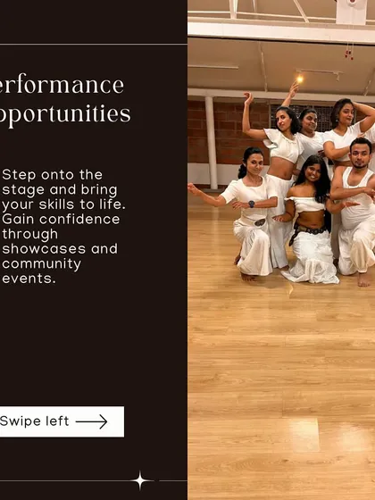 We offer many performance opportunities. Step onto the stage and bring your skills to life, gaining confidence through showcases and community events.