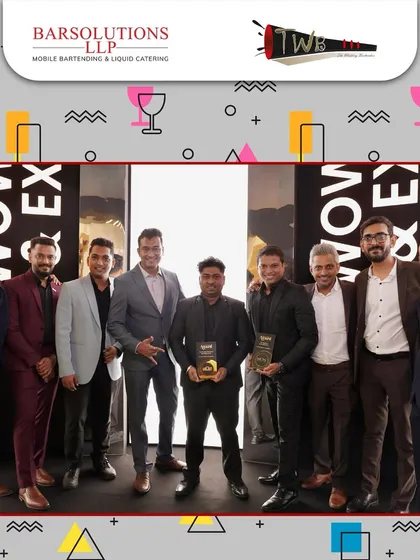 The entire leadership team on stage at the WOW Awards, celebrating our success and commitment to excellence.
