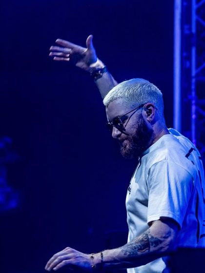 James Hype in his element at the decks during the massive Road To Ultra event in Bengaluru.