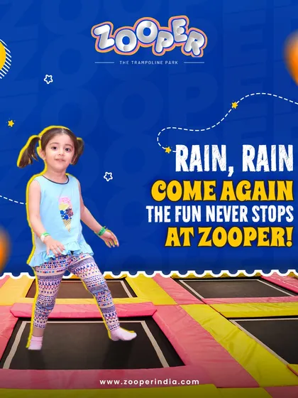 Rain, rain, come again. The fun never stops at Zooper, no matter what the weather is like outside.