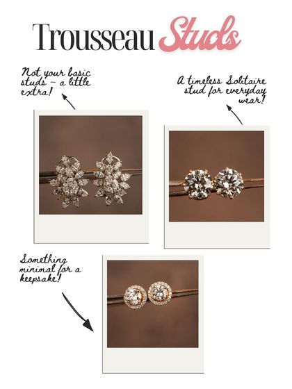 Every trousseau needs a good collection of studs. This guide features everything from timeless solitaires for everyday wear to more elaborate designs for a little extra sparkle.
