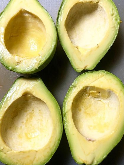 Freshly scooped avocado, or as we call it, butter fruit. I love experimenting with rich, natural ingredients like this for new masks and soaps.