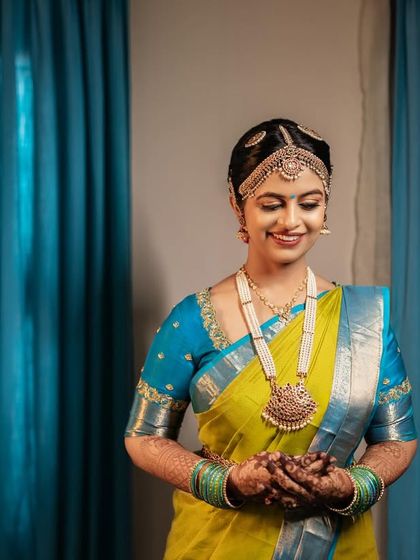 Shreeja - Bridal Makeup & Styling Timeless Muhurtham Brides photo 46