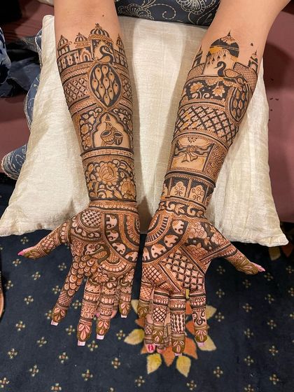 Lucky Mehndi Artist - Bridal Mehndi Full Bridal Mehndi (Hands & Arms) photo 13