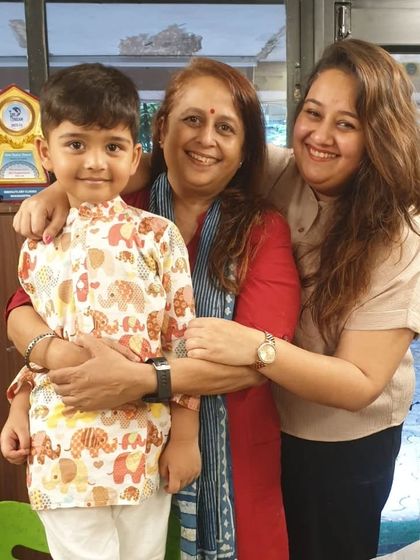 In my journey, I have met so many special students. Niral came to me when she was 8, and now her son is my student. It is a beautiful cycle of love and learning.