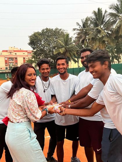 Trisha Vinod - Tennis Coaching Celebrations & Behind the Scenes photo 4