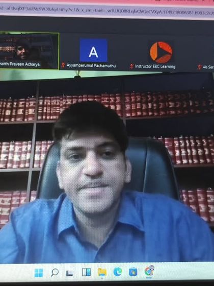 Another moment from the AOR examination lecture, organized by EBC Learning. I am grateful for opportunities to share my experience with those aspiring to practice in the Supreme Court.