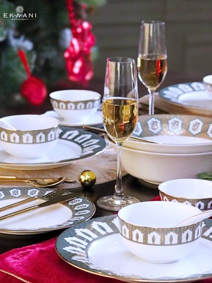 Ekaani - Luxury Home & Spiritual Decor The Ichkan Collection: Fine Porcelain Dining photo 20