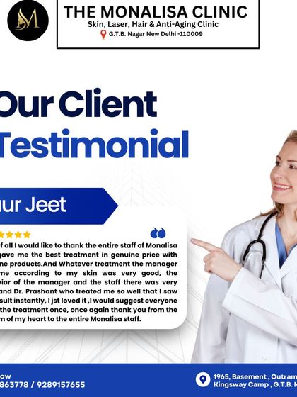 This client testimonial from Kaur Jeet highlights her satisfaction with the treatment results, genuine pricing, and the professional behavior of our manager and staff. We love hearing such positive feedback.