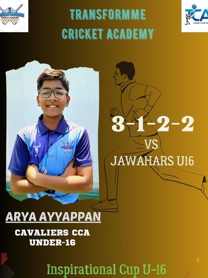 Transform Cricket Academy - Advanced Competitive Cricket Training The Record Breakers: Individual Player Achievements photo 92