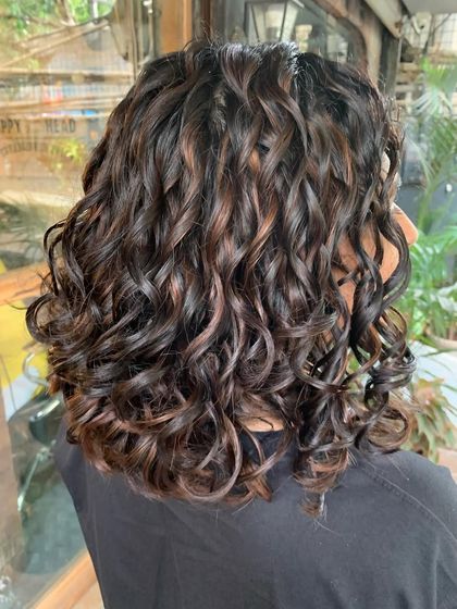 Curly Hair Color photo 32