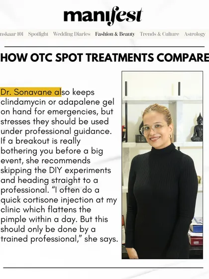 For a pimple emergency before a big event, I advise skipping DIY experiments and seeing a professional. As I told Manifest Magazine, a quick cortisone injection at my clinic can flatten a pimple within a day, but this must be done by a trained professional.