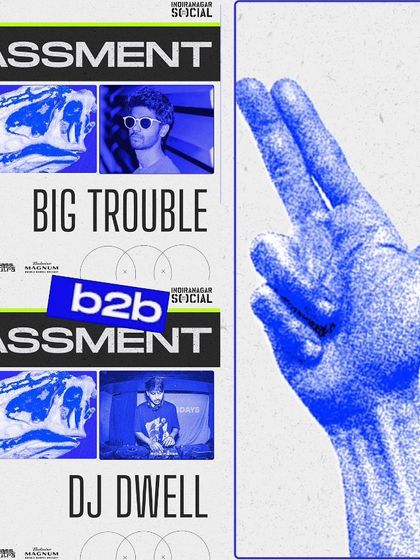 A duplicate of the b2b flyer for Bassment 3.0.