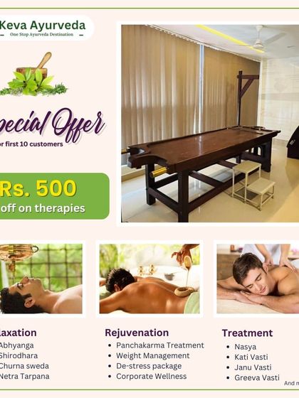 To celebrate the opening of our new JP Nagar branch, we are extending a special offer to our first customers. This graphic details the offer, which includes a discount on therapies and a free consultation.
