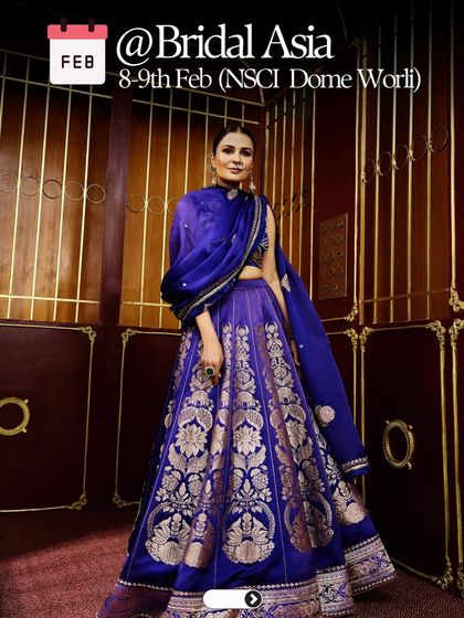 Bridal Asia at the NSCI Dome is another unmissable event for brides-to-be. It's a treasure trove of bridal fashion and accessories.