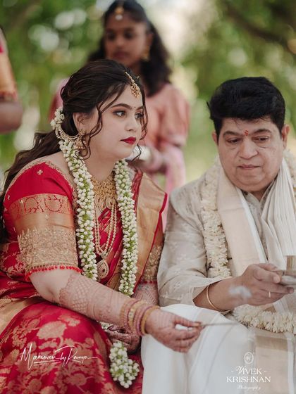 Makeovers by Ramya - Hair Styling & Saree Draping South Indian Wedding Diaries photo 6