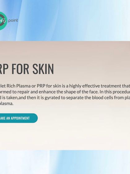 An overview of our PRP for Skin services. This highly effective treatment is performed to repair facial skin, enhance shape, and promote a youthful appearance.