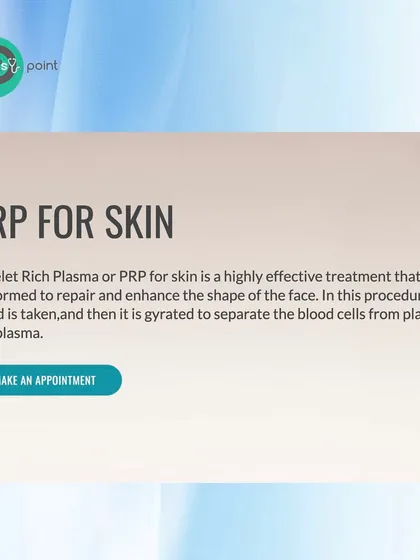 An introduction to our PRP for Skin service. This graphic explains how we use your own plasma to repair and enhance your facial skin.