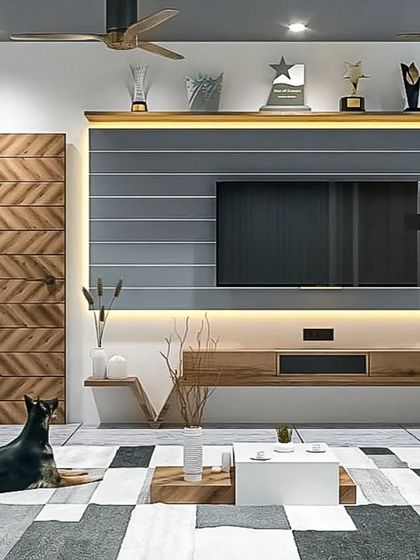 Bangalore Interiors - Custom Modular Furniture Living Room & TV Units photo 6