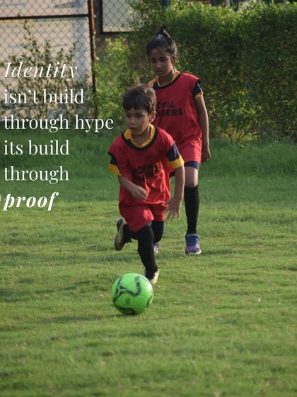 Identity isn't built through hype; it's built through proof. Our players prove their identity through their hard work and results.