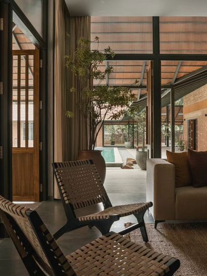 Studio 4A - Residential Architecture & Design Villa Maati: An Earthy Farmhouse Retreat photo 7