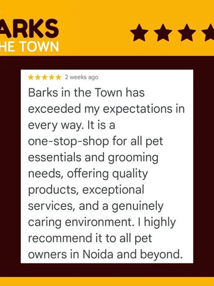 This review says we exceeded expectations in every way. We are proud to be a one-stop shop for grooming and pet essentials with a genuinely caring environment.
