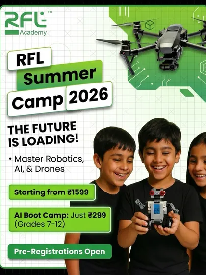 Get a head start on the holidays with our popular Summer Camps. This is a great opportunity for your child to dive into the world of Robotics, AI, and Drones with our hands-on, project-based learning approach. Pre-registrations are now open.