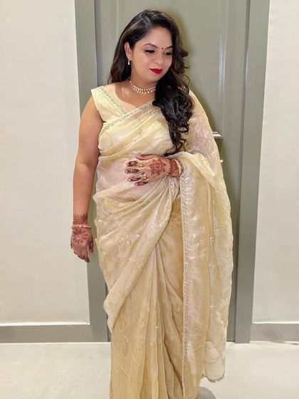 A close-up of the client, looking down.