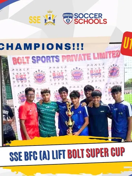 Champions! Our U17 'A' team lifts the Bolt Super Cup after a successful pre-season tournament. We also celebrate our players who won individual accolades for Best Player, Goalkeeper, and Defender.