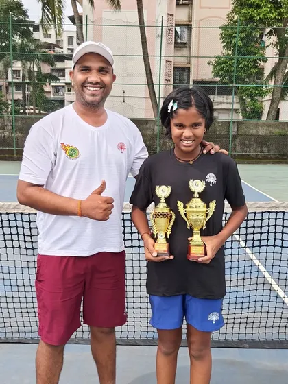 A fantastic double win for Tamanna Nair, securing both the Singles and Doubles titles at the All India Super Series U-12 in Bhubaneswar.