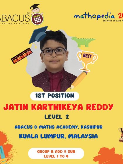 Abacus D Maths Academy - Educational Franchise & Teacher Training Mathopedia: Our Annual Competitions photo 14