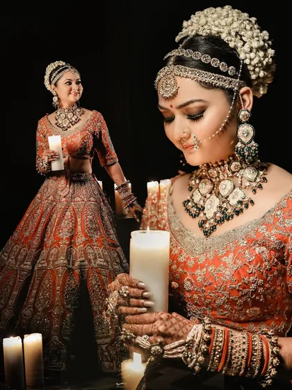 Every bride is a masterpiece. I use creative lighting and classic poses to create timeless bridal portraits that feel both regal and deeply personal, capturing her unique glow on the most special of days.