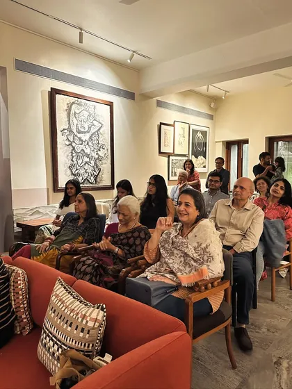 Look at these happy faces. Our audience is the heart of our community, a diverse group of music lovers of all ages coming together to enjoy an evening of Indian music and connection.