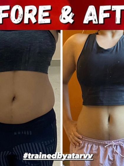 From a wider waist to an hourglass figure. This female client's transformation shows the power of a sustainable nutrition plan and progressive workouts.