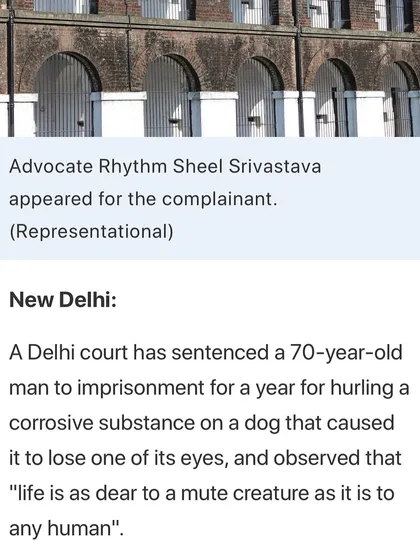 My own announcement of my first landmark judgment, featured on NDTV. This pro bono case reaffirmed my purpose in the legal profession: to be a voice for those who cannot speak.