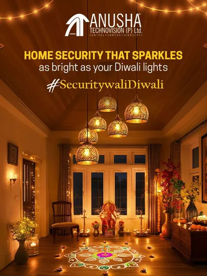 This Diwali, we wish you a festival filled with light, happiness, and security. Our automation systems can enhance your home's safety with features like vacation mode, which mimics occupancy to deter intruders while you are away celebrating.