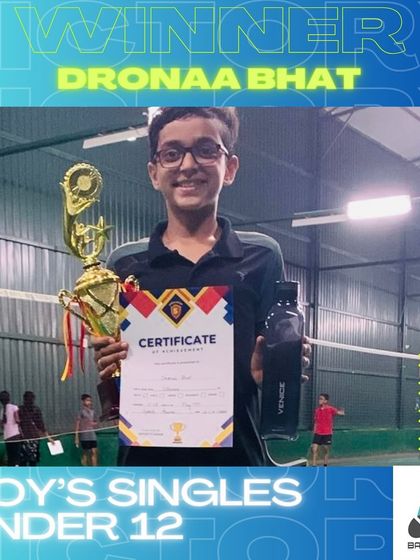 Manoj Kumar - Badminton Coaching for Kids & Youth Our Tournament Champions photo 12