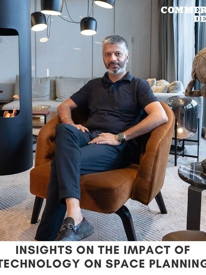 An insight from Commercial Design magazine featuring Ar. Sumit Dhawan on the impact of technology on space planning and how data-driven layouts can enhance productivity and well-being.