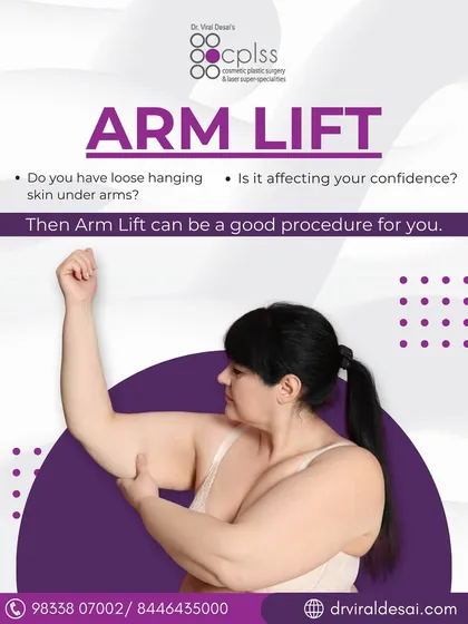 Sagging skin on the upper arms, often called "bat wings," is a common concern that can affect confidence. An arm lift is a precise procedure I perform to remove this excess skin, resulting in toned, more youthful looking arms.
