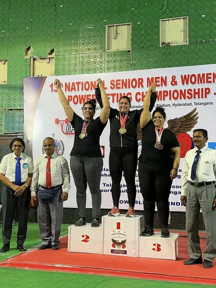 The 84kg+ Open category podium at the National Championship. Seeing my athlete up there is the ultimate goal. We train to be the best and to stand on that podium.