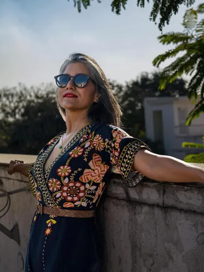 This jumpsuit is a great example of a piece that can be dressed up or down for any occasion.
