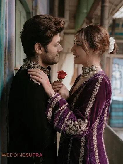 A pre-wedding shoot that tells a story of culture and romance in the historic lanes of Old Delhi. We work with couples to create unique, editorial concepts that reflect their personalities and love story.