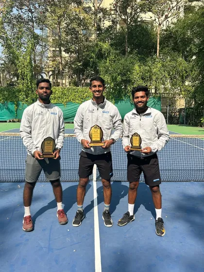The winner and runners-up from our coaches' tournament, showcasing the talent within our team.