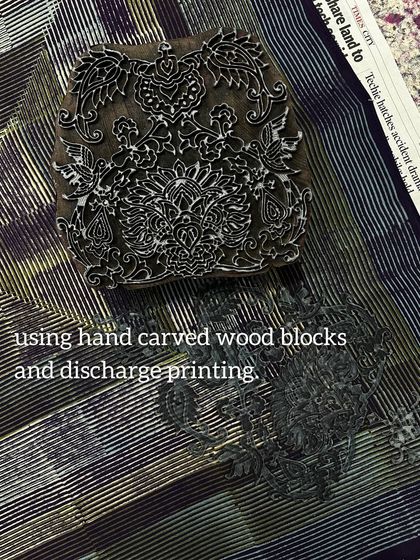 A behind-the-scenes look at the making of our Festive Edit '24. Each piece is a labor of love, crafted with archival vintage motifs, textural layering, and subtly ornate print placements on fine fabrics.